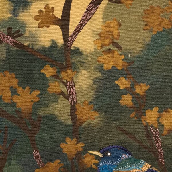 Dekoračný návlek ART NATURE blue birds 45x45 cm