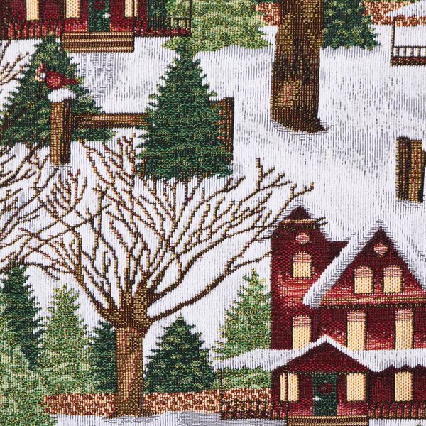 Dekoračný návlek MOTIV domčeky 45x45 cm