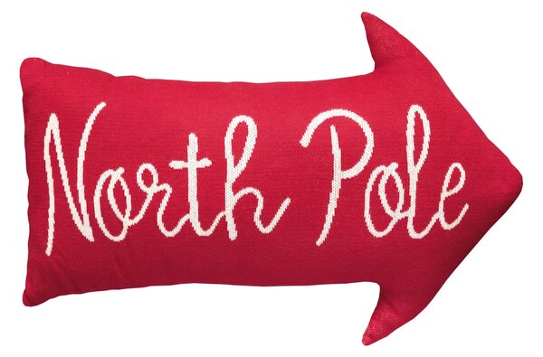 Dekoračný vankúš pletený DESIGN north pole 30x60 cm