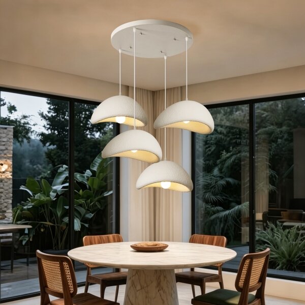 BRILAGI - Luster na lane WABI SABI 4xE27/60W/230V biela