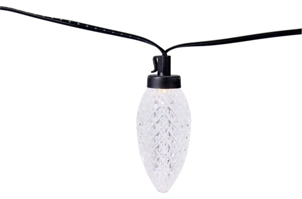 LED Vonkajší vianočný reťaz 20xLED/230V 14,5 m IP44 teplá biela
