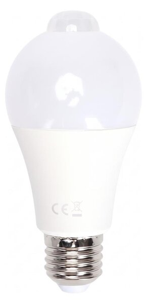 LED žiarovka so senzorom pohybu a súmraku A60 E27/9W/230V 3000K - Aigostar