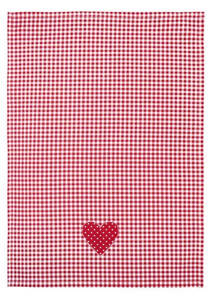 Utierka DEKORO pepito srdce červená 50x70 cm
