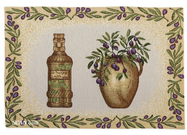 Prestieranie MOTIV olivy béžová zelená modrá 32x48 cm