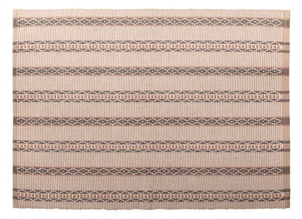 Prestieranie RIB prúžky béžová hnedá 33x45 cm