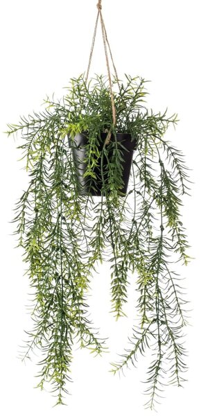 Emerald Umelý závesný ker Asparágus v kvetináči 50 cm