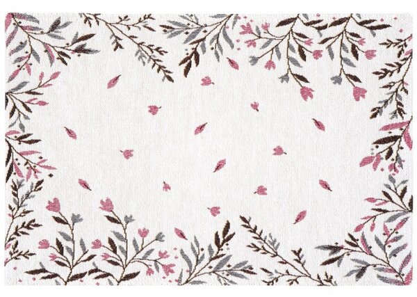 Prestieranie MOTIV vetvičky sivá ružová 32x48 cm