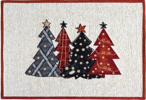 Prestieranie MOTIV stromčeky s hviezdou 32x48 cm