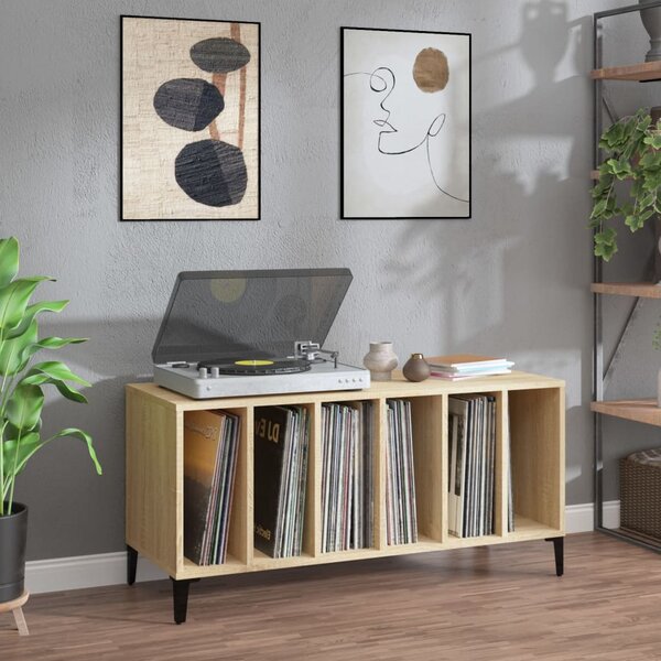 Skrinka na platne dub sonoma 100x38x48 cm kompozitné drevo