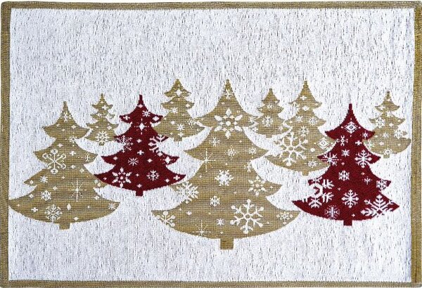 Prestieranie MOTIV stromy s vločkami 32x48 cm
