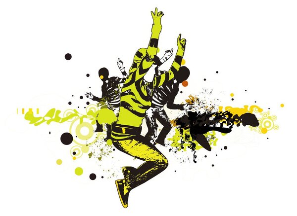 Fototapeta - Street dance (147x102 cm)