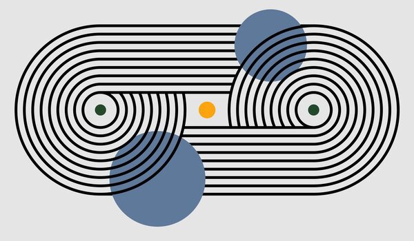 Fototapeta - Minimalistická abstrakcia III. (147x102 cm)