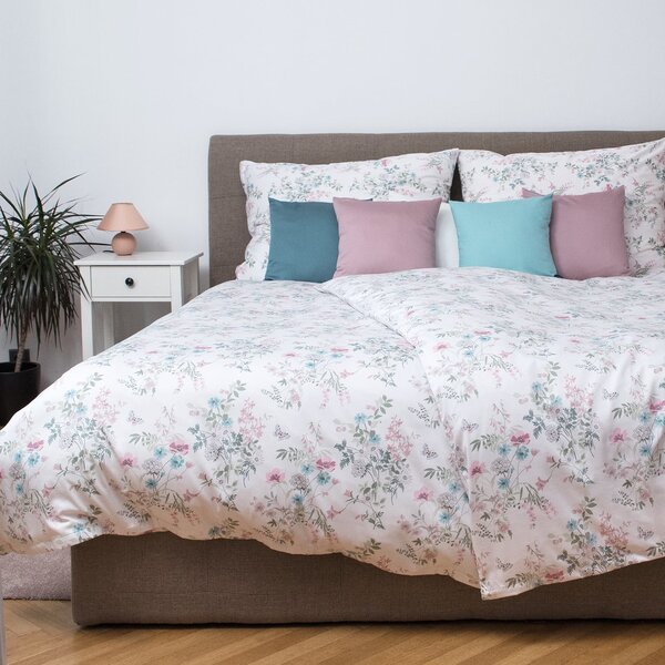 Obliečky SATÉN DESIGN medline bežný 1x paplón 140x200 + 1x vankúš 70x90 cm