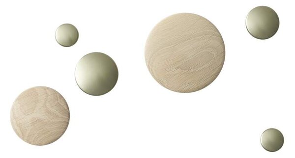 Muuto Vešiak The Dots Metal L, light green