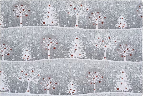 Prestieranie MOTIV biele stromy biela sivá 32x48 cm