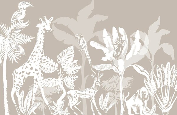 Fototapeta - Béžové safari (147x102 cm)