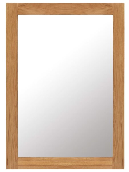 Zrkadlo 50x70 cm, dubový masív