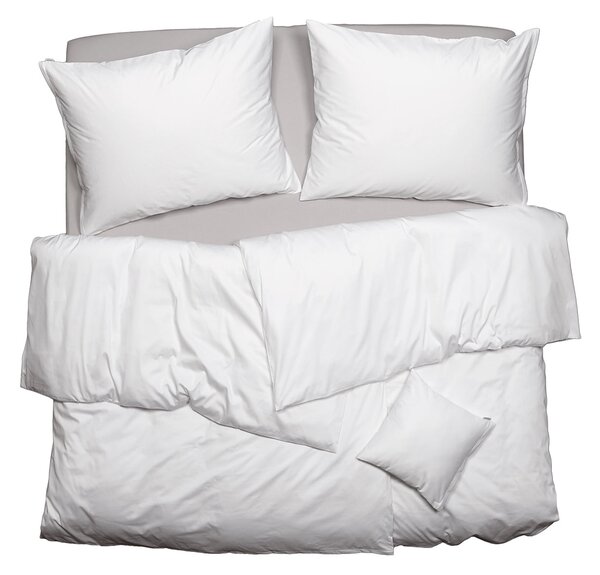 Obliečky SATÉN PLUS biela predĺžený 1x paplón 140x220 + 1x vankúš 70x90 cm