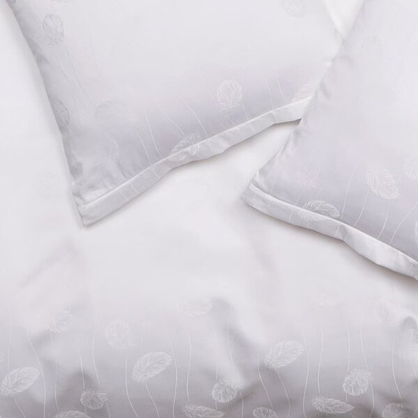 Obliečky EXCLUSIVE TENCEL PLUS pierka biela bežný 1x paplón 140x200 + 1x vankúš 70x90 cm
