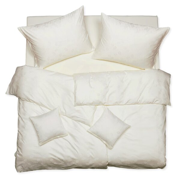 Obliečky EXCLUSIVE TENCEL PLUS pierka smotanová bežný 1x paplón 140x200 + 1x vankúš 70x90 cm