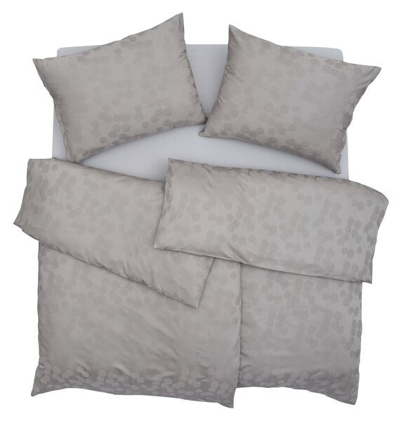 Obliečky ELEGANT PLUS eukalyptus kakaová bežný 1x paplón 140x200 + 1x vankúš 70x90 cm