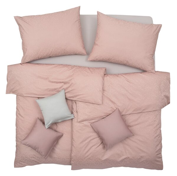 Obliečky ELEGANT PLUS royal staroružová bežný 1x paplón 140x200 + 1x vankúš 70x90 cm
