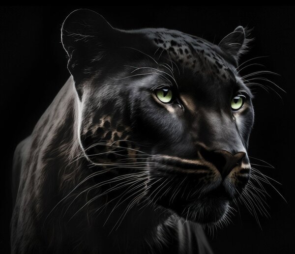 Fototapeta - Čierny panter (147x102 cm)