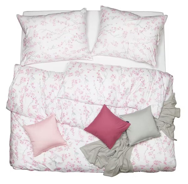 Obliečky JERSEY sakura bežný 1x paplón 140x200 + 1x vankúš 70x90 cm