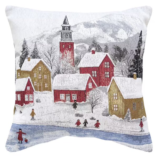 Dekoračný návlek MOTIV polárna zima 45x45 cm