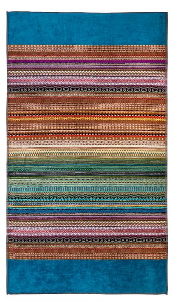 Osuška plážová pruhy ethno multi 100x180 cm