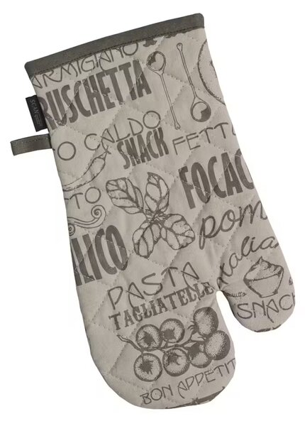 Chňapka - rukavica DEKORO ristorante béžová 14x31 cm