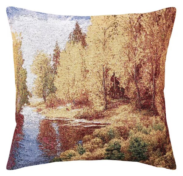 Dekoračný návlek MOTIV gold trees 45x45 cm