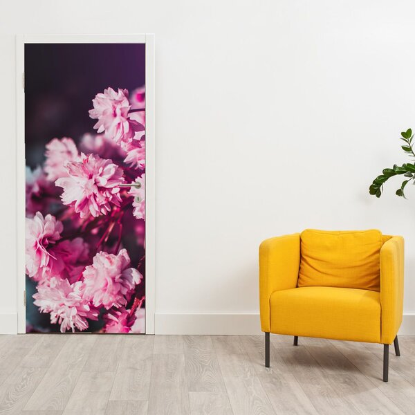 Fototapeta na dvere - Kvety stromu (95x205cm)