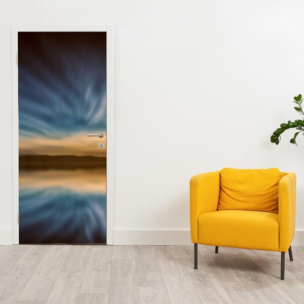 Fototapeta na dvere - Maják v mori (95x205cm)
