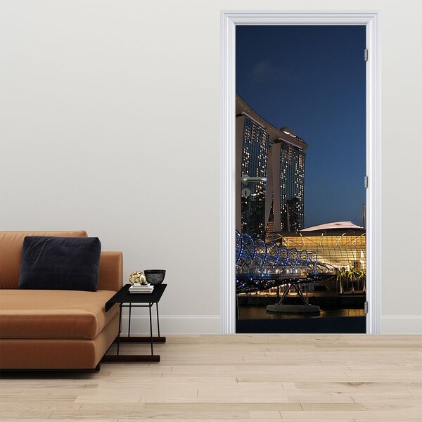 Fototapeta na dvere - Metropola (95x205cm)