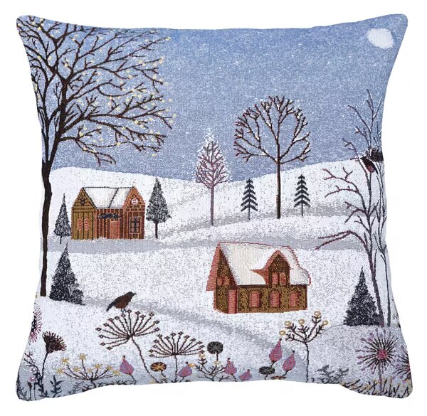 Dekoračný návlek MOTIV zimná krajina 45x45 cm