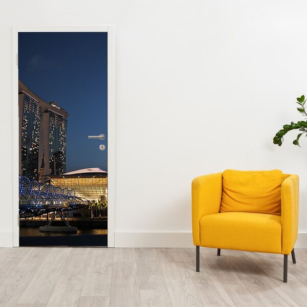 Fototapeta na dvere - Metropola (95x205cm)