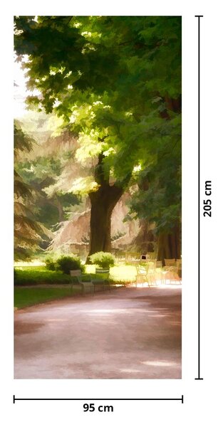 Fototapeta na dvere - Park (95x205cm)