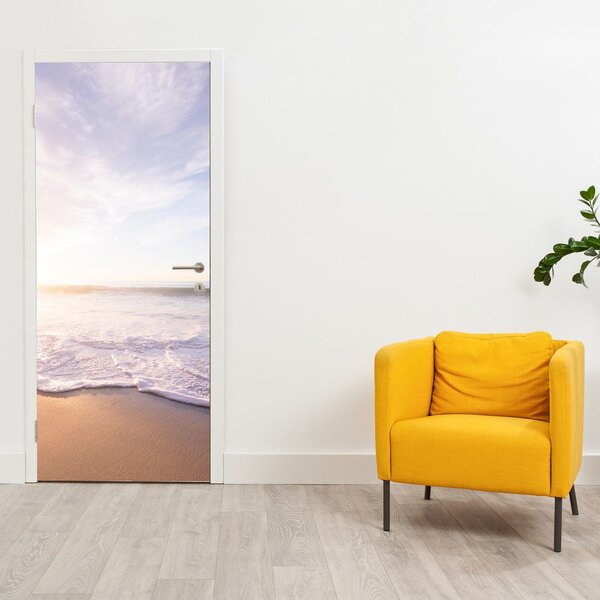 Fototapeta na dvere - Piesočná pláž (95x205cm)