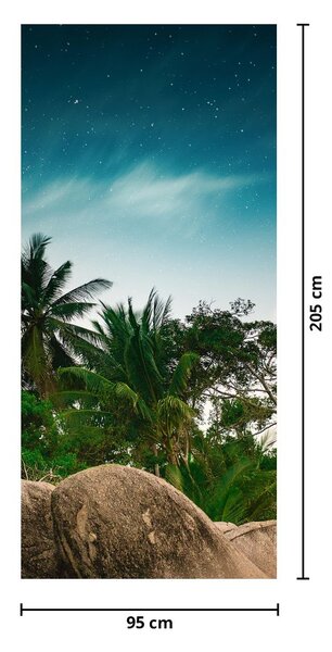 Fototapeta na dvere - Palmy (95x205cm)
