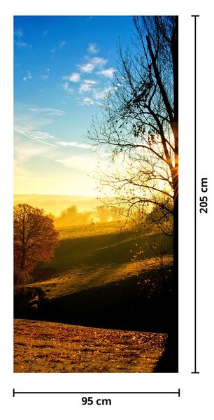 Fototapeta na dvere - Východ slnka (95x205cm)
