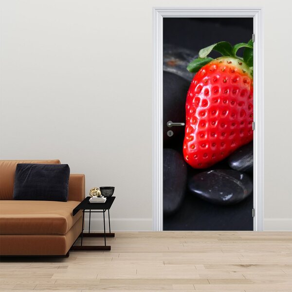 Fototapeta na dvere - Jahoda (95x205cm)