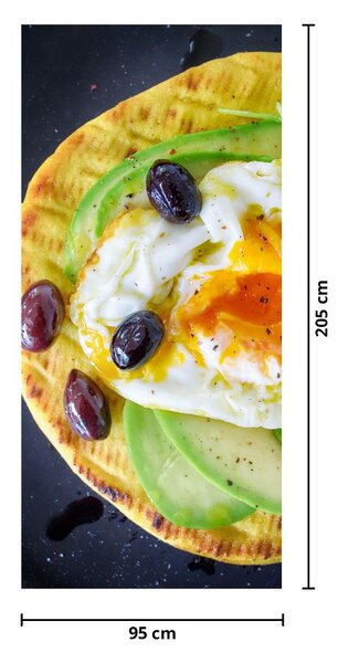 Fototapeta na dvere - Zdravé palacinky (95x205cm)