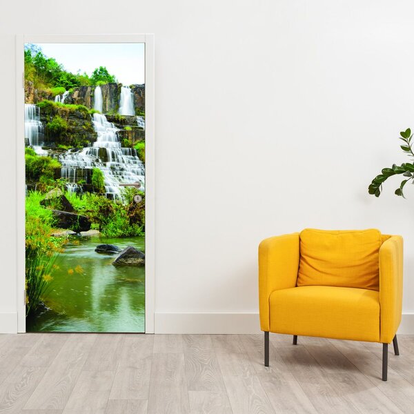 Fototapeta na dvere - Vodopády (95x205cm)