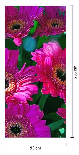 Fototapeta na dvere - Kvety (95x205cm)