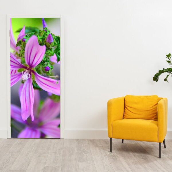 Fototapeta na dvere - Detailný obraz kvetu (95x205cm)