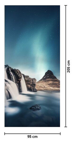 Fototapeta na dvere - Vodopády (95x205cm)