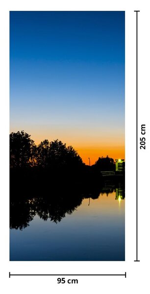 Fototapeta na dvere - Západ slnka (95x205cm)