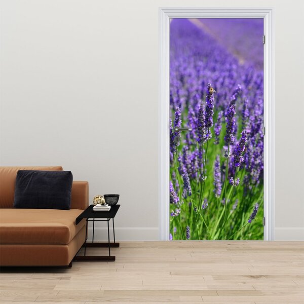 Fototapeta na dvere - Levanduľa (95x205cm)