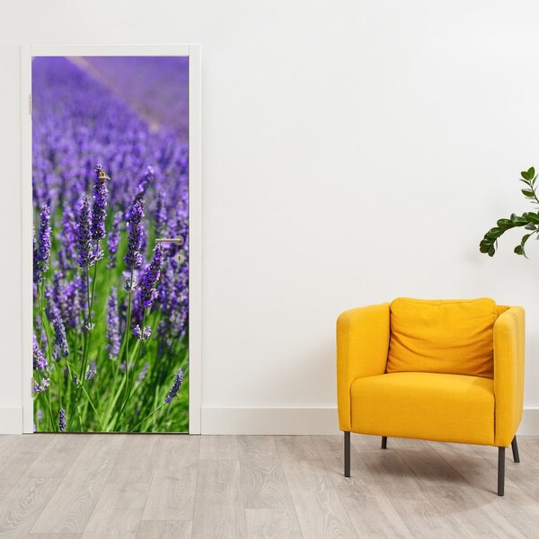 Fototapeta na dvere - Levanduľa (95x205cm)